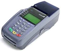 black and white wireless credit card terminal