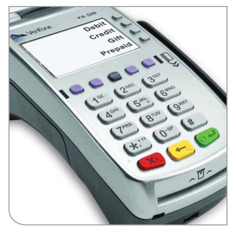 Verifone Vx 520 Terminal Credit Card Machine